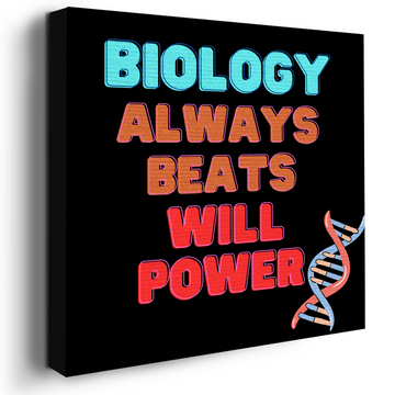 BIOLOGY QUOTES WALL CANVAS DECOR