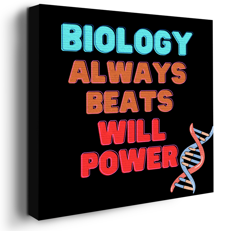 BIOLOGY QUOTES WALL CANVAS DECOR