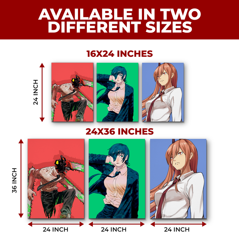 CHAINSAW MAN WALL CANVAS