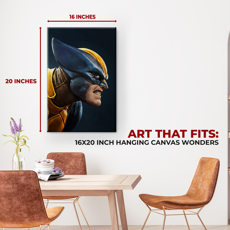WOLVERINE WALL CANVAS DECOR