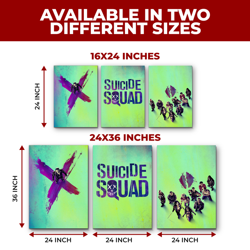 SUICIDE SQUAD WALL CANVAS