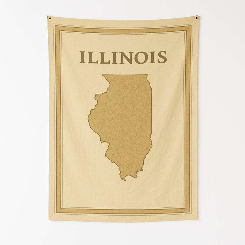 ILLINOIS WALL TAPESTRY