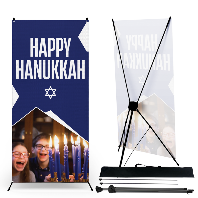 HAPPY HANUKKAH X-BANNER