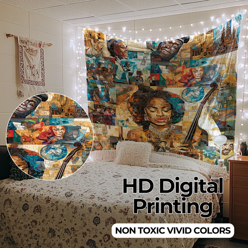 HBCU PRIDE CHRONICLES WALL TAPESTRY