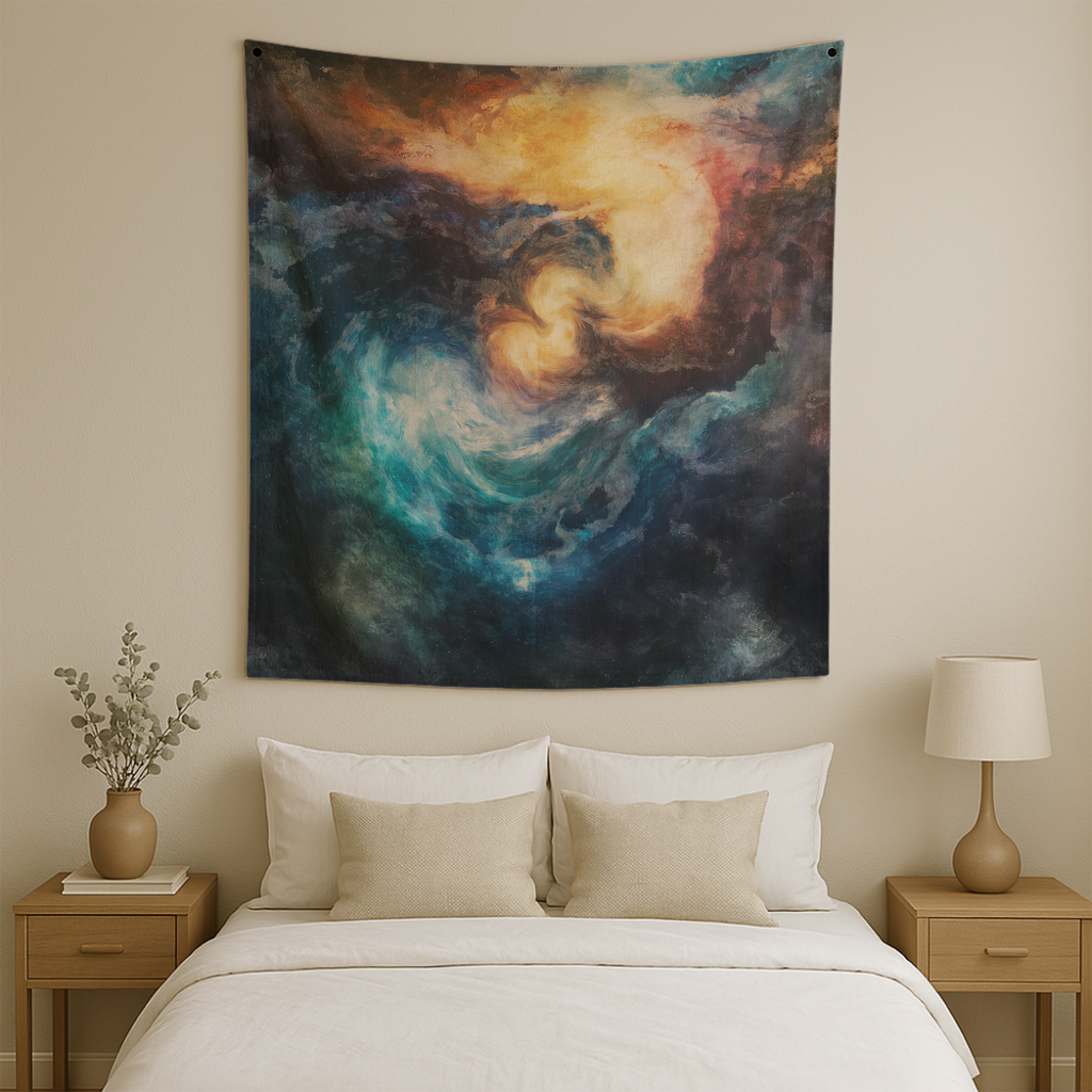 DARK MATTER FLOW WALL TAPESTRY