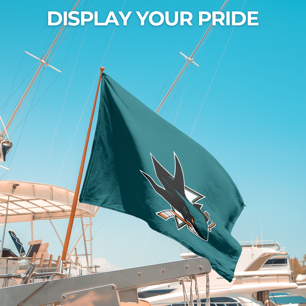 SAN JOSE SHARKS FLAG