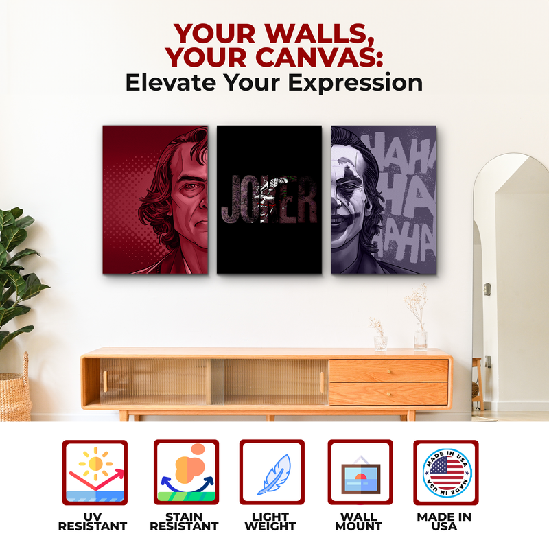 JOKER THE MOVIE WALL CANVAS