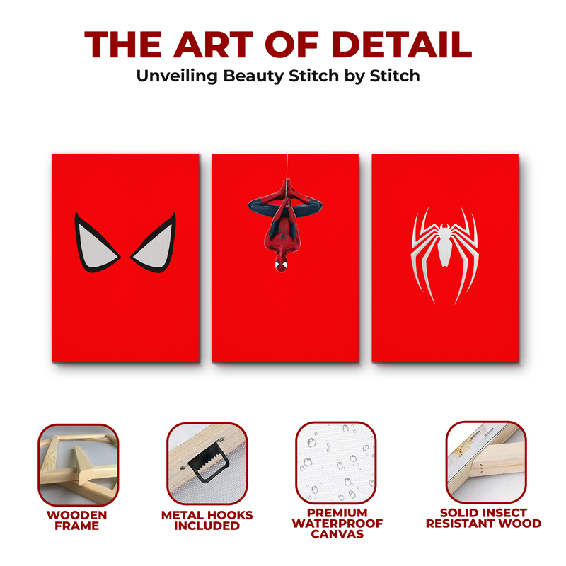 RED SPIDERMAN CANVAS DECOR
