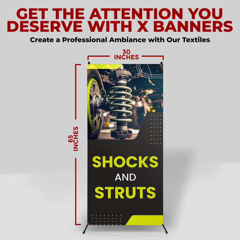 SHOCKS & STRUTS X-BANNER