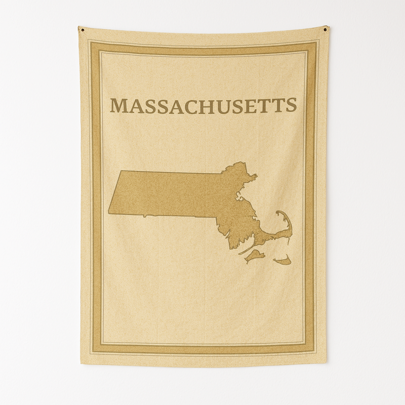 MASSACHUSETTS WALL TAPESTRY