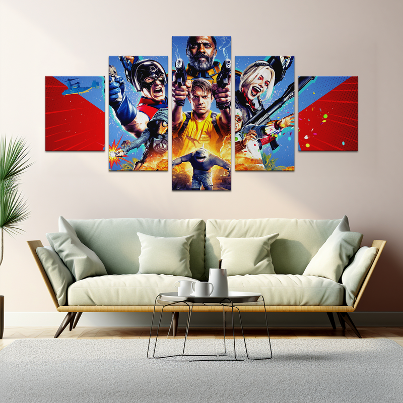 THE SUICIDE SQUAD WALL CANVAS
