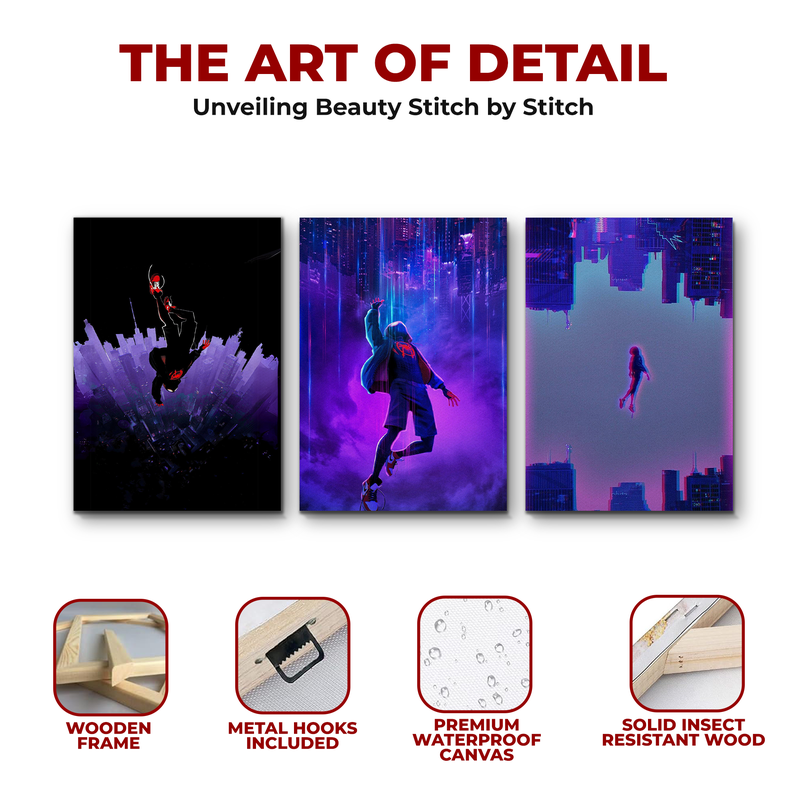 SPIDERMAN MORALESVERSE CANVAS DECOR