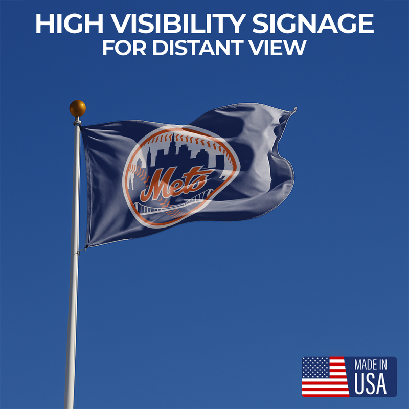 NEW YORK METS FLAG