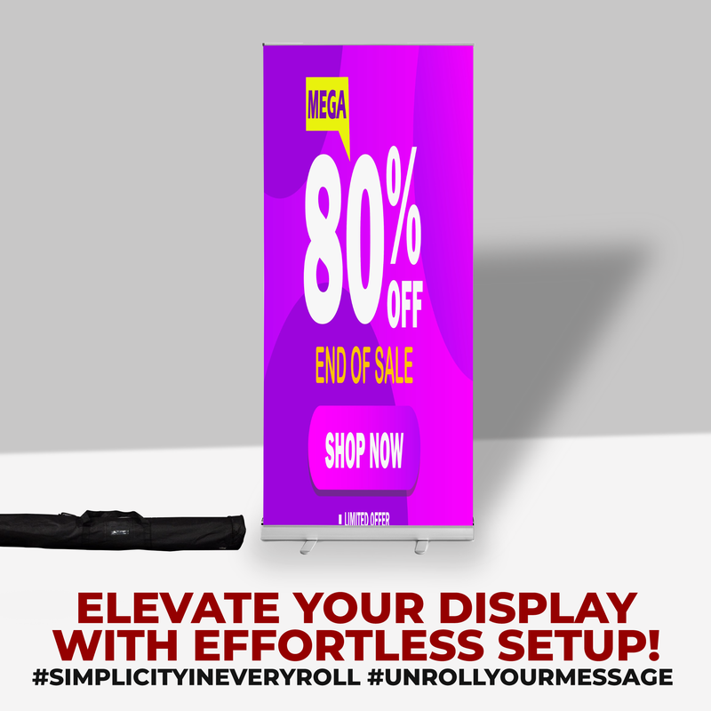 80%OFF SALE BANNER RETRACTABLE