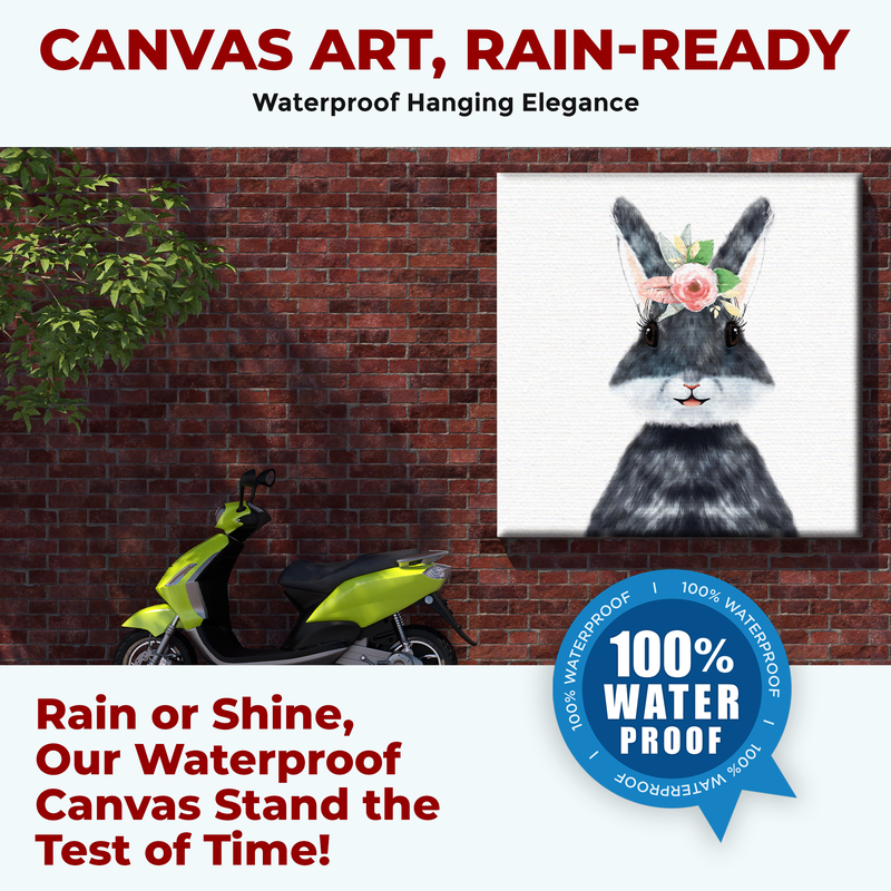 MS. BUNNY/ RABBIT DECOR CANVAS