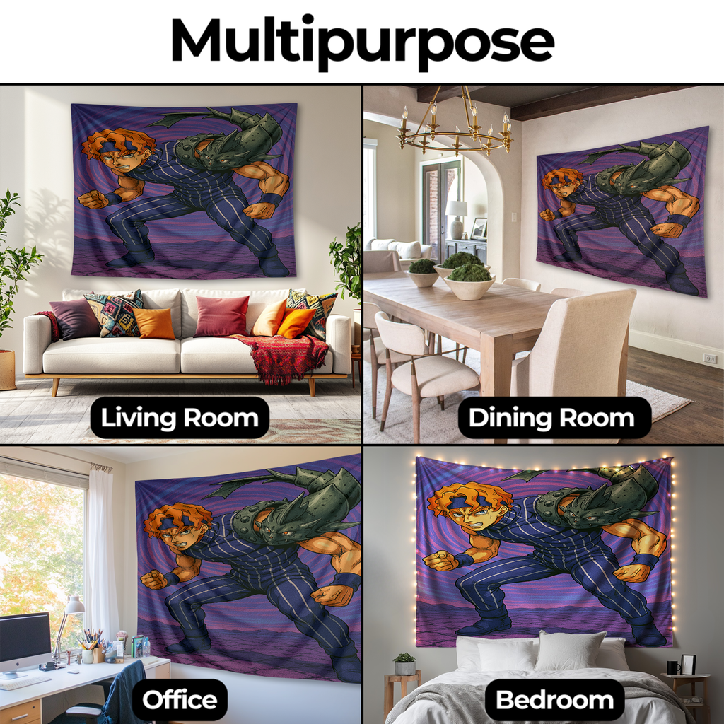 JOJO'S BIZARRE ADVENTURE: STAND CLASH WALL TAPESTRY