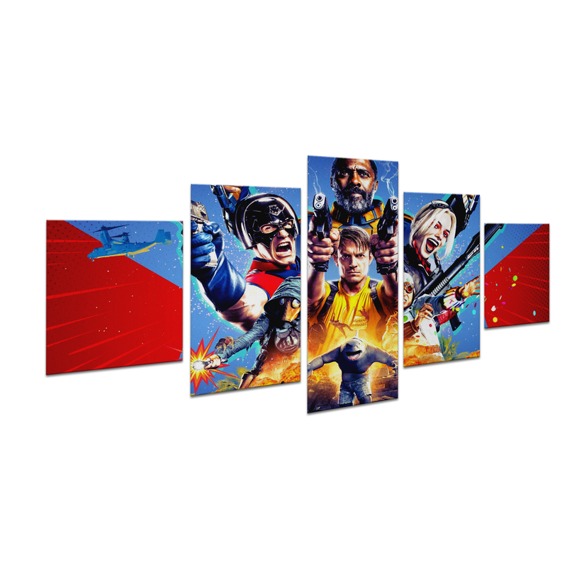 THE SUICIDE SQUAD WALL CANVAS