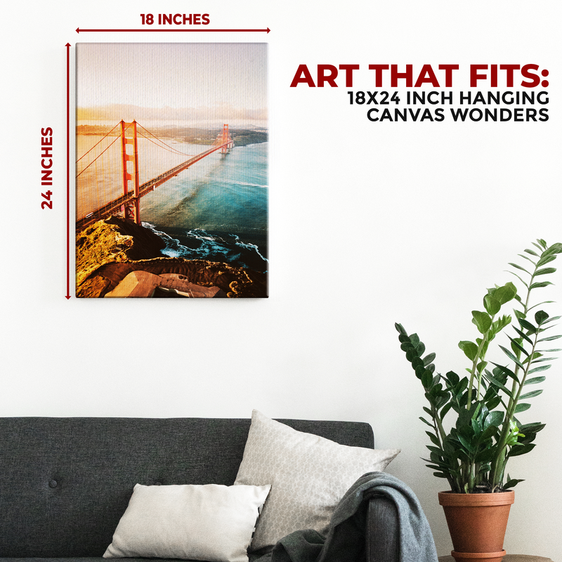 GOLDEN GATE BRIDGE CANVAS DECOR