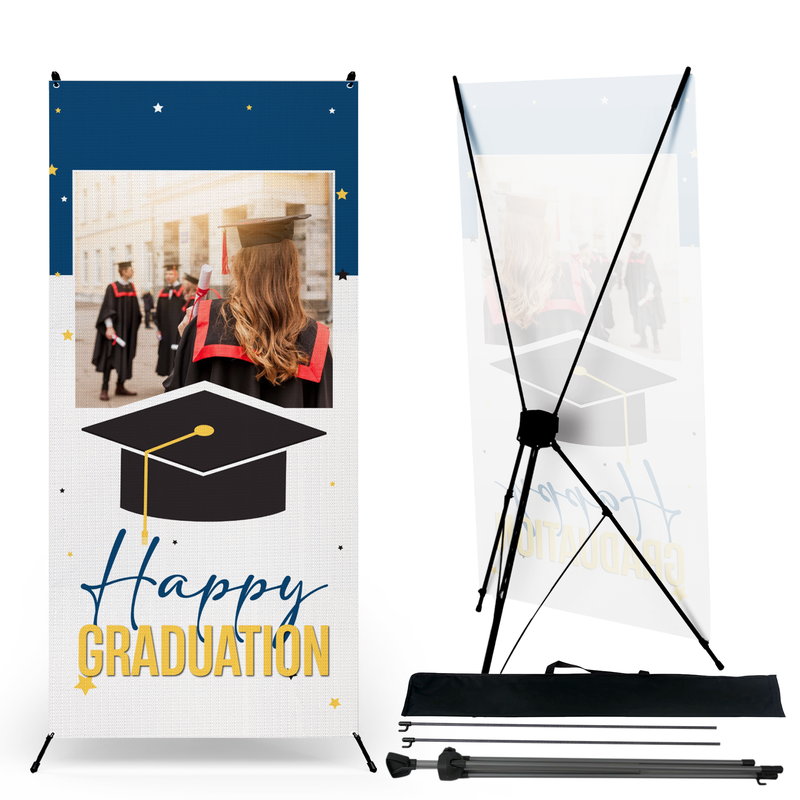 HAPPY GRADUATION X-BANNER